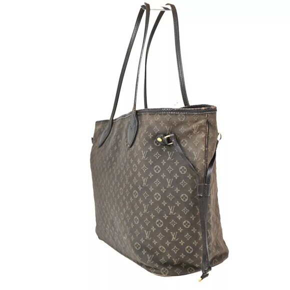 LOUIS VUITTON Neverfull MM Monogram Mini Lin Tote Bag Canvas BN M40513 89SH714 - Picture 4 of 16